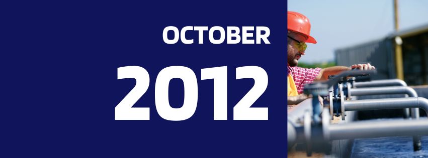 Groundwater resource, October 2012