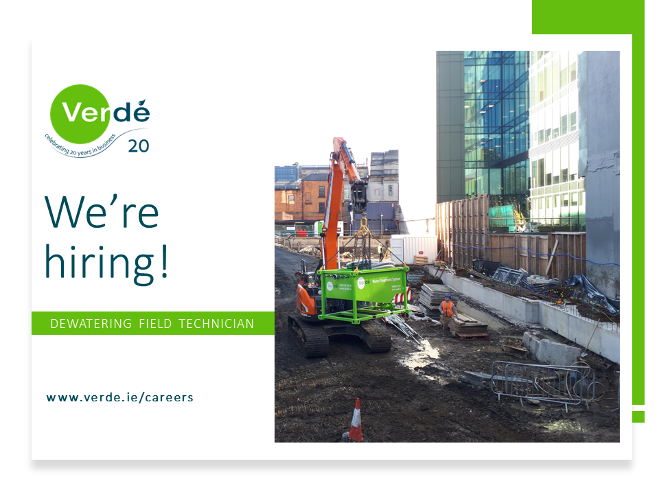 We’re hiring – Dewatering Technician